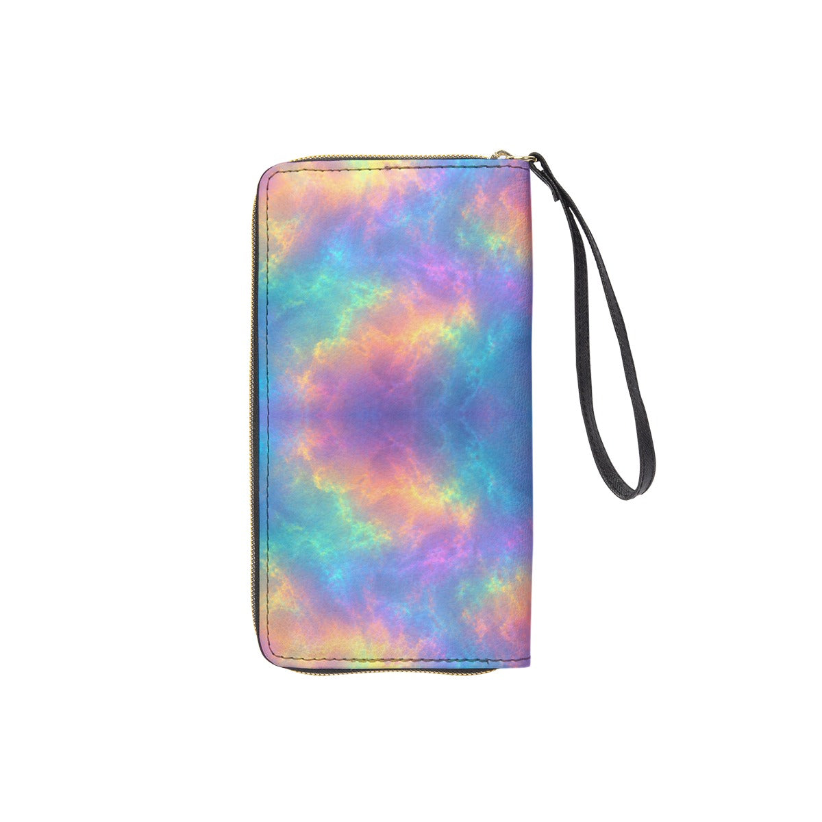 Long Wallet With Black Hand Strap