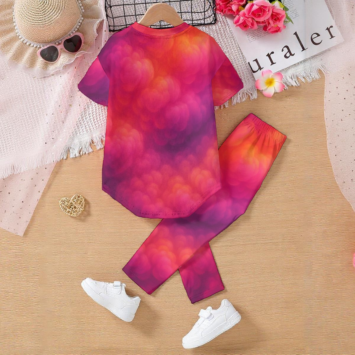 Unisex Kids' Casual Top and Pants Set