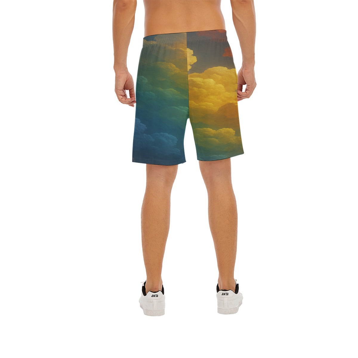 Men's Beach Shorts With Elastic Waist