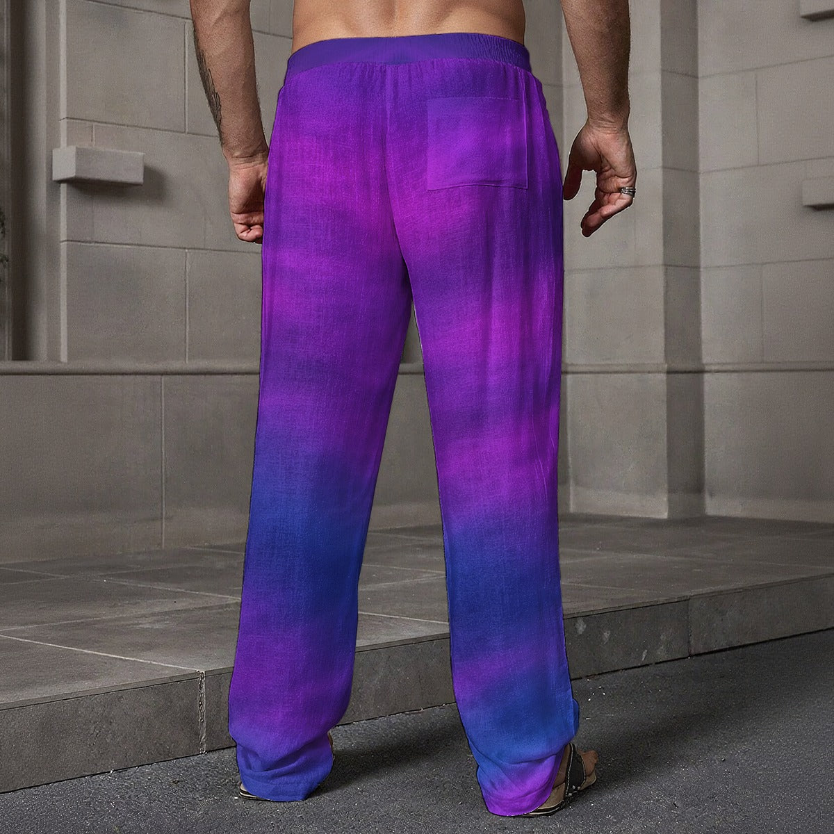 Men's Loose Casual Pants With Pocket