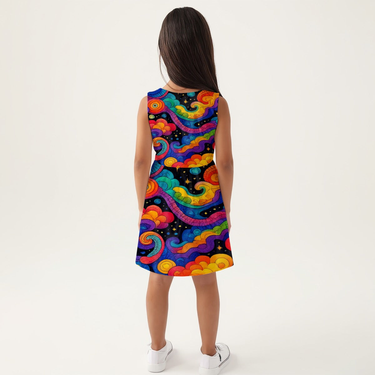 Unisex Girls Sleeveless A-Line Dress