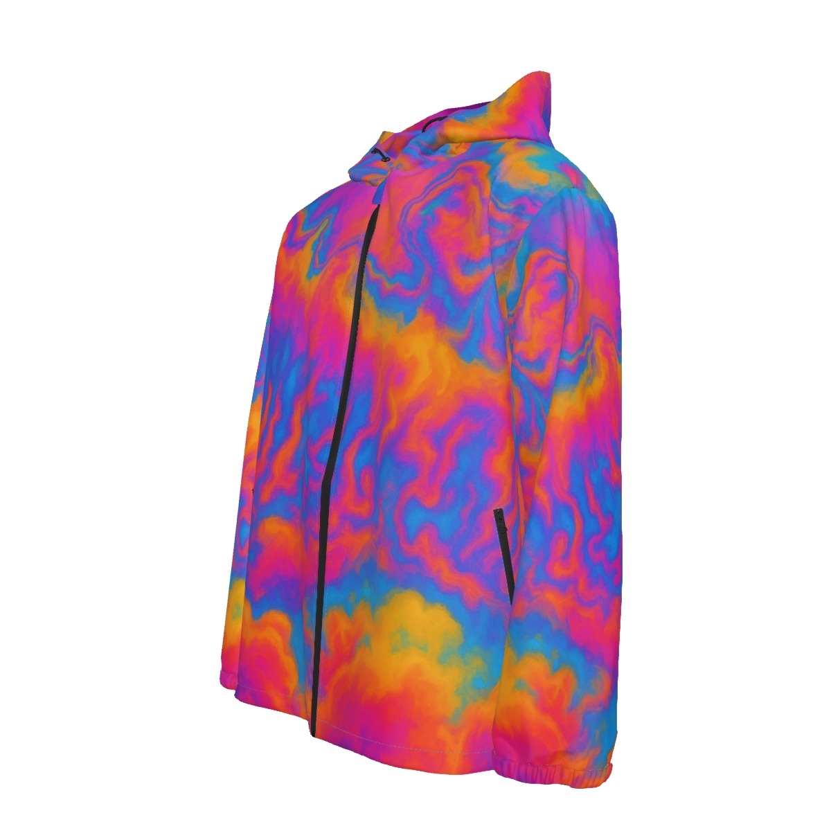 Men's Hooded Zipper Windproof Jacket