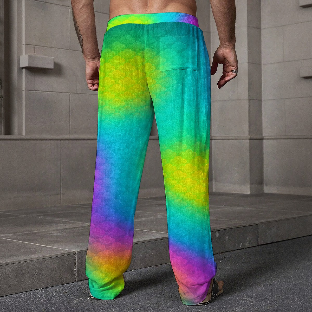 Men's Loose Casual Pants With Pocket