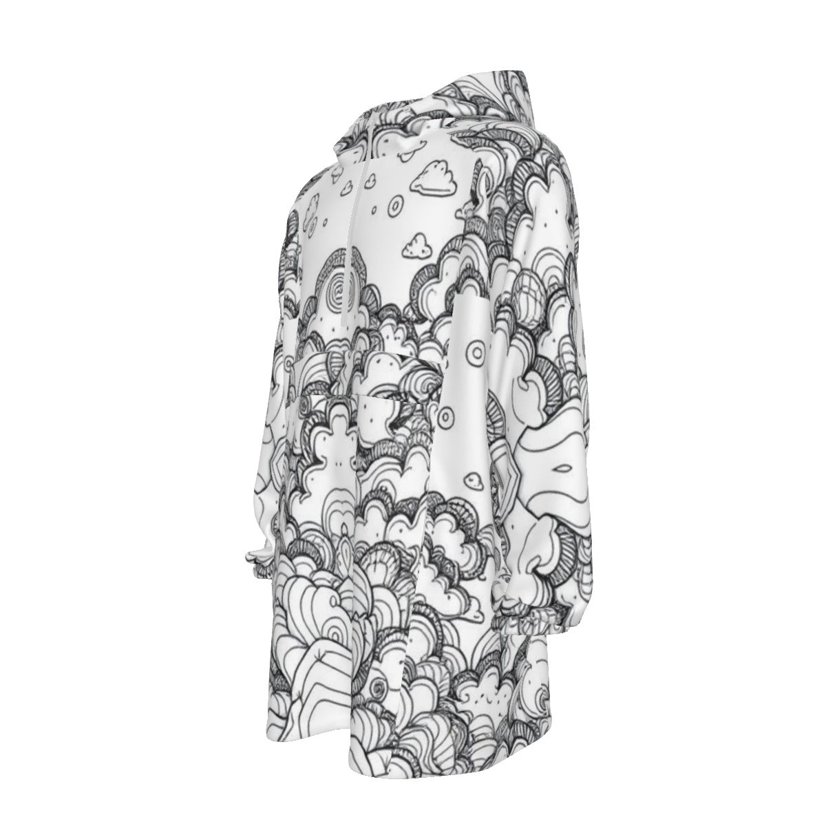 Unisex Windbreaker Long Jacket