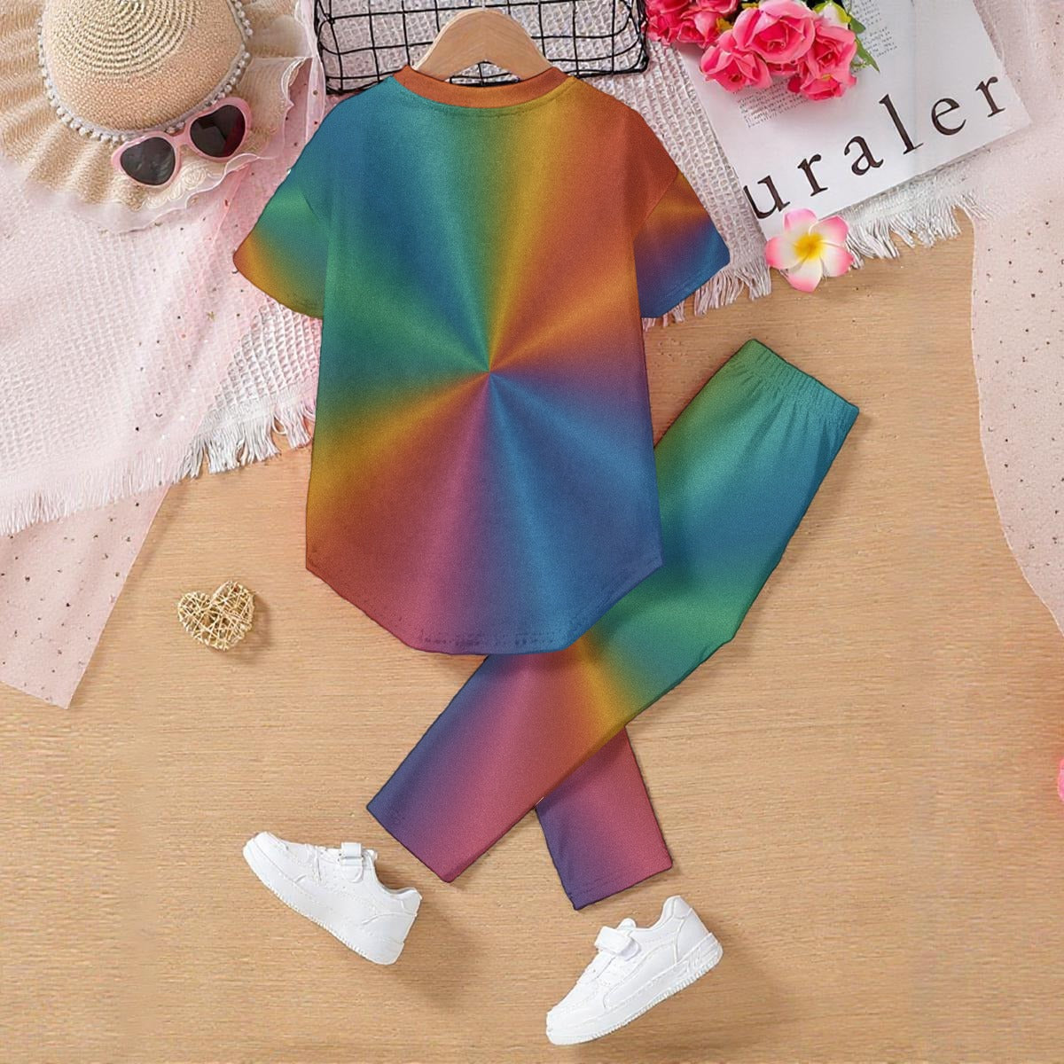 Unisex Kids' Casual Top and Pants Set