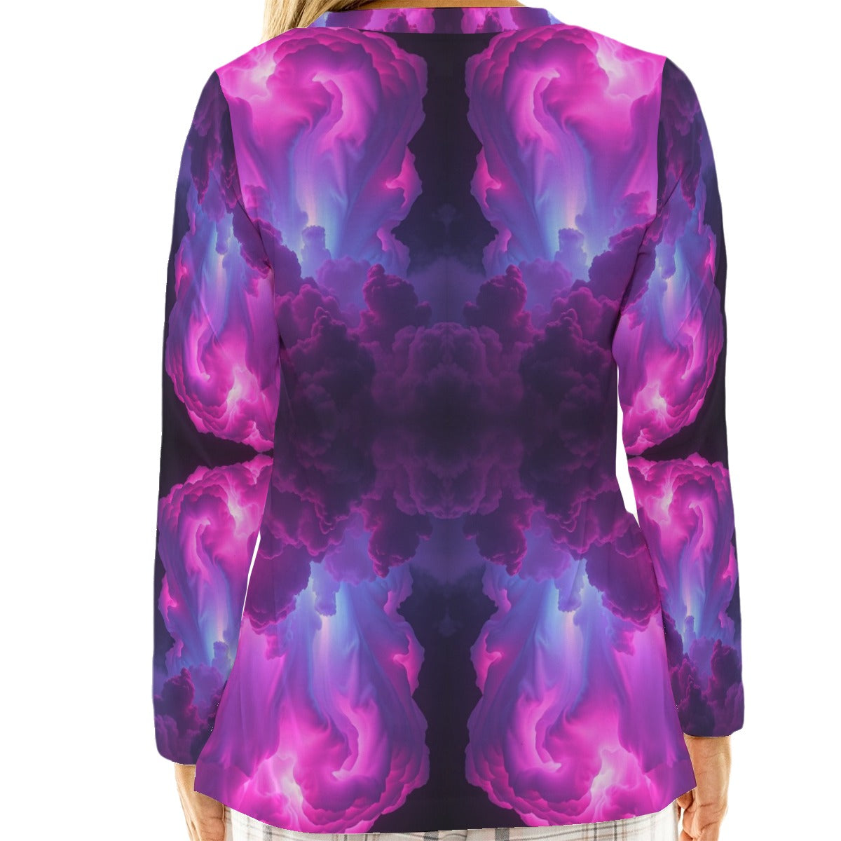 Women's Loose V-Neck T-Shirt With Long Sleeve