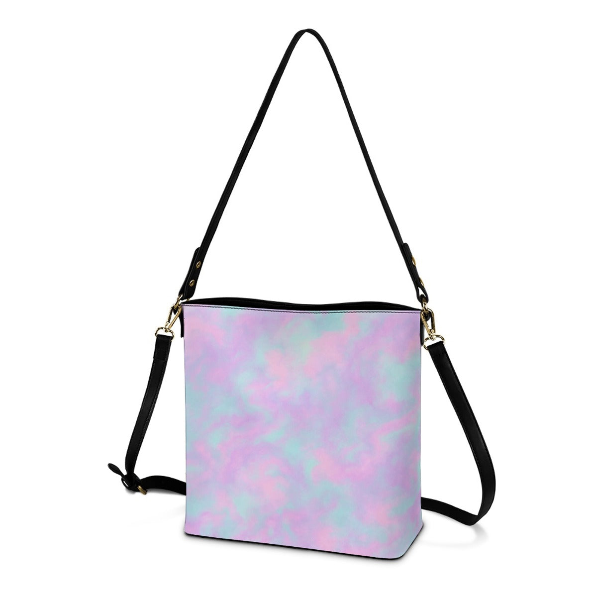 Unisex Minimalist Square Crossbody Bucket Bag