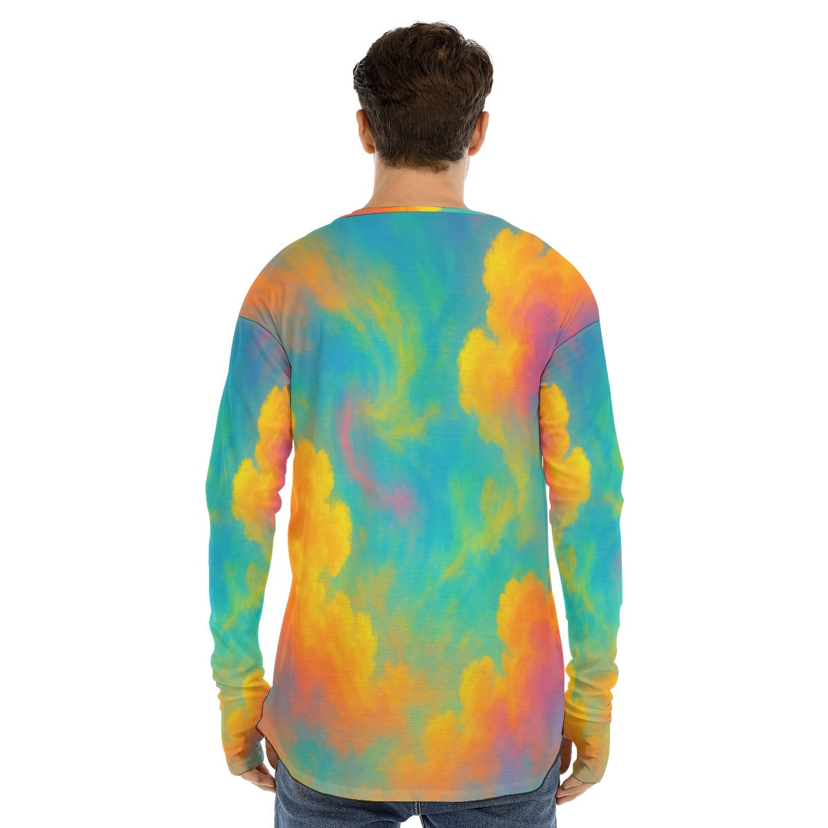 Men's Fingerless Long Sleeve T-shirt