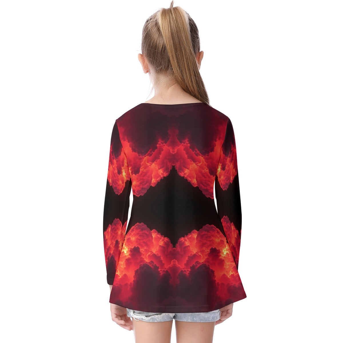 Unisex Kid's Long Sleeve O-neck T-shirt