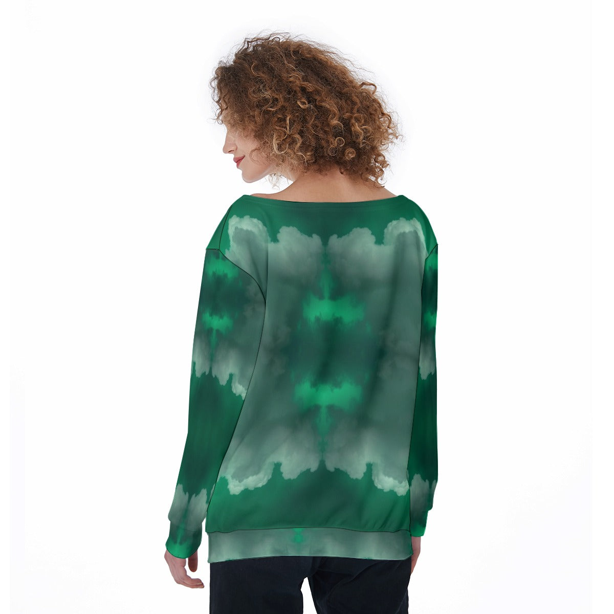 Women's Off-Shoulder Sweatshirt