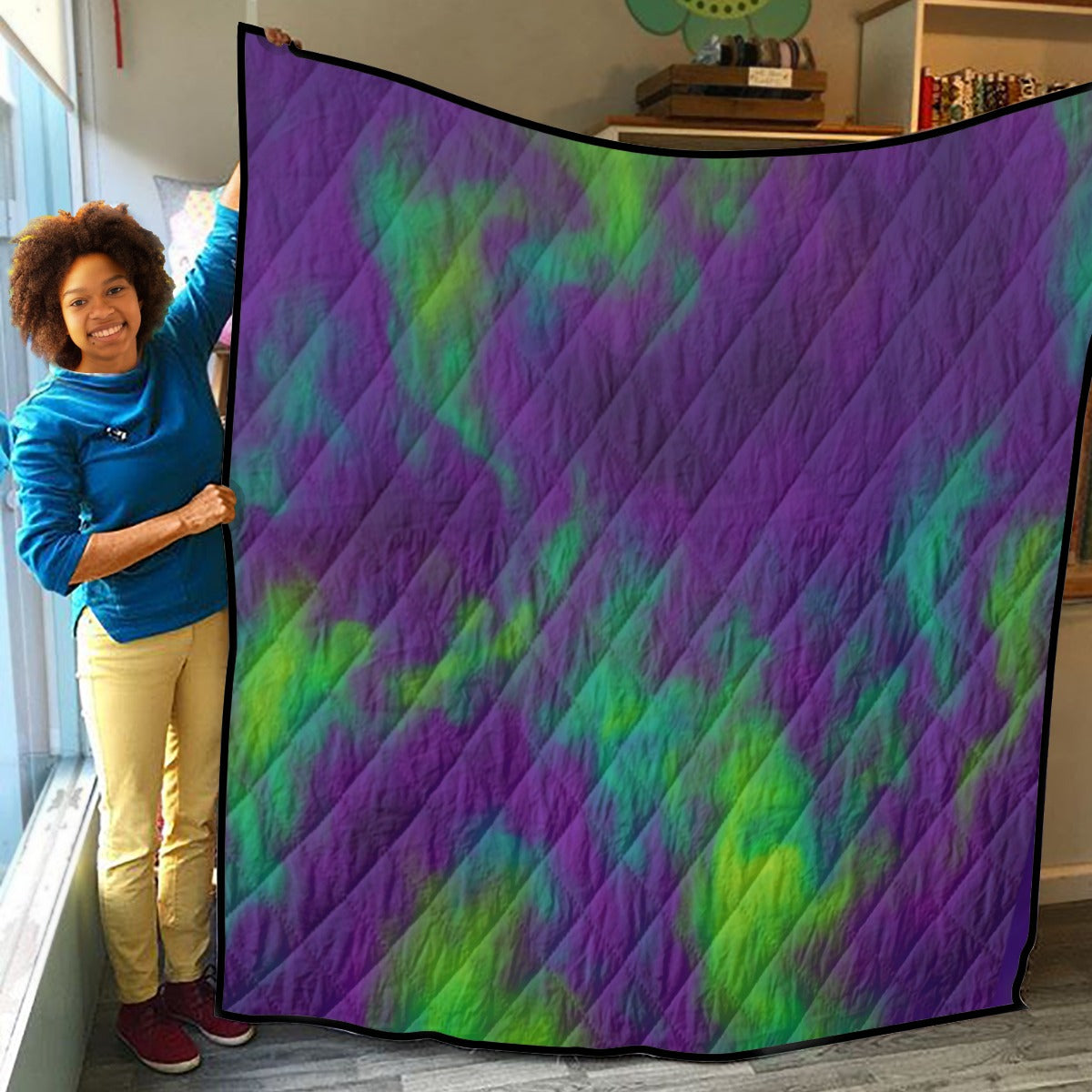 Unisex Lightweight & Breathable Quilt With Edge-wrapping Strips