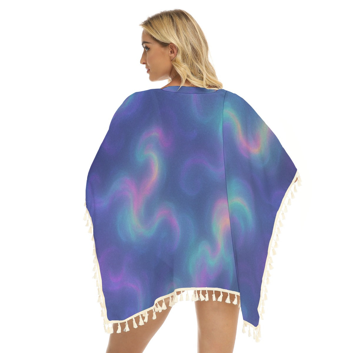 Women's Square Fringed Shawl