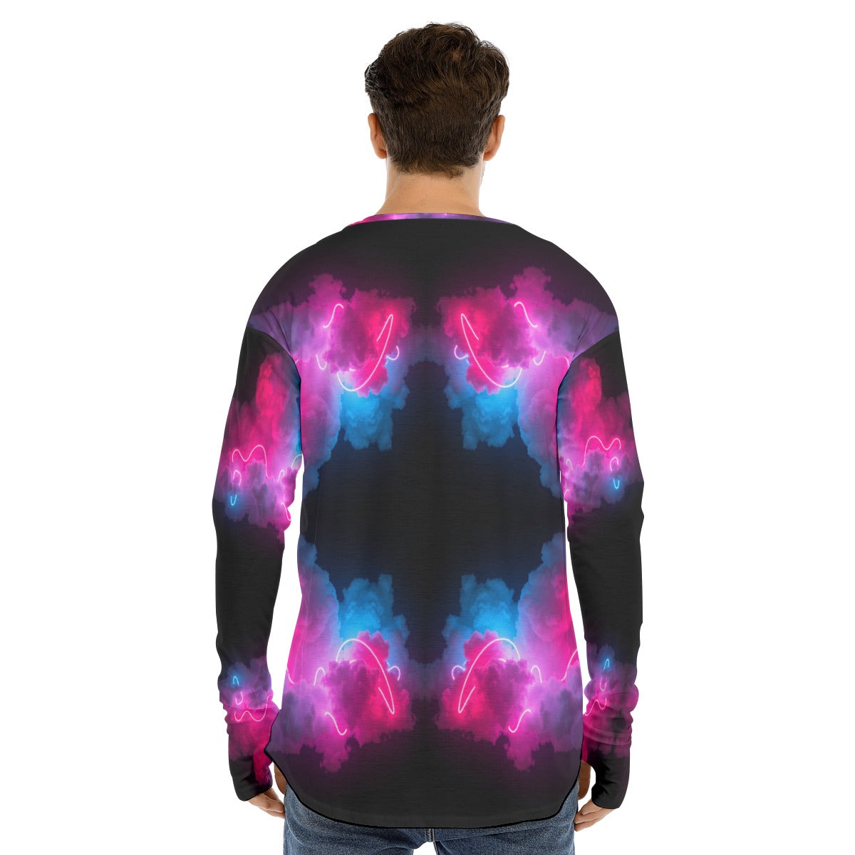 Men's Fingerless Long Sleeve T-shirt