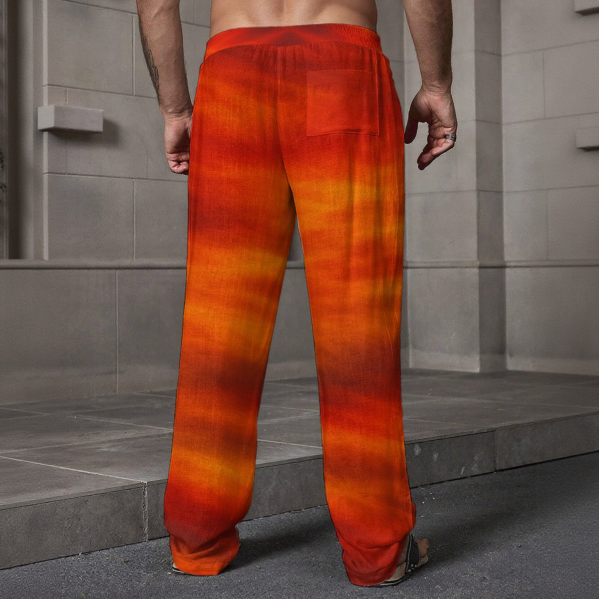 Men's Loose Casual Pants With Pocket