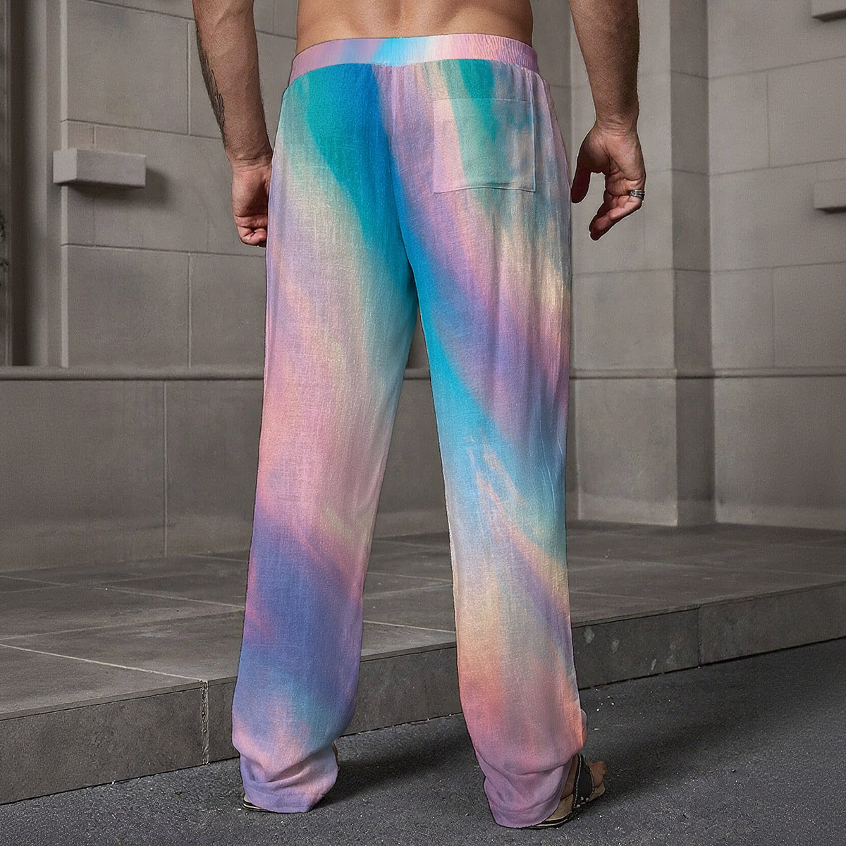 Men's Loose Casual Pants With Pocket