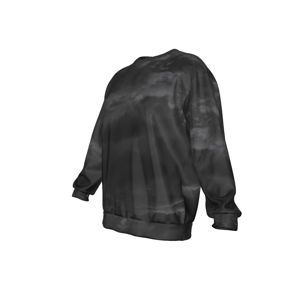 Men's Drop Shoulder Round Neck Long-Sleeved Sweatshirt