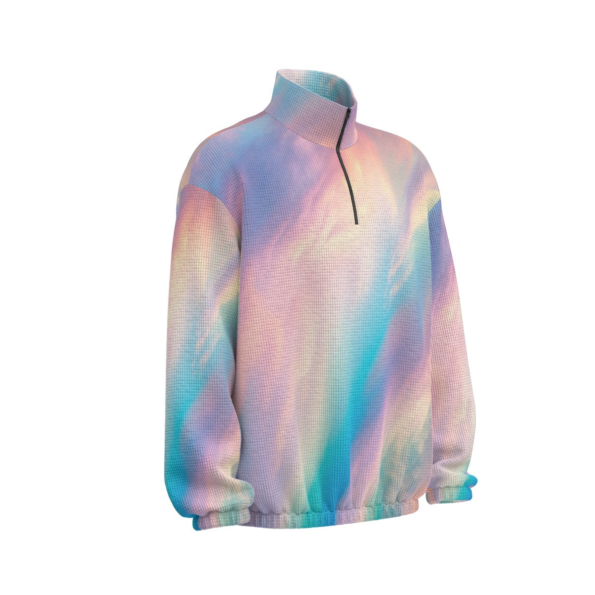 Unisex Turtleneck Zippered Sweatshirt