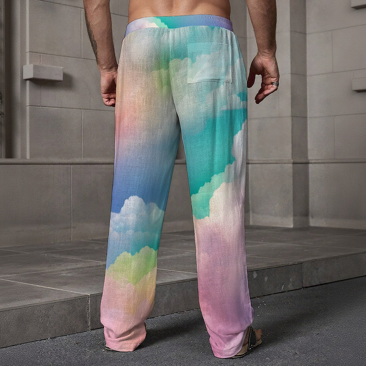 Men's Loose Casual Pants With Pocket