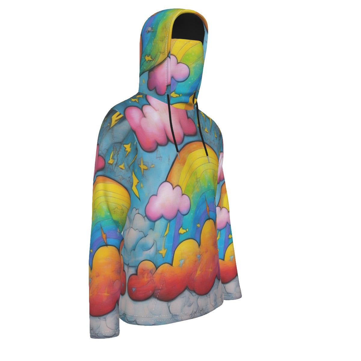 Men's Pullover Hoodie With Mask - view 4