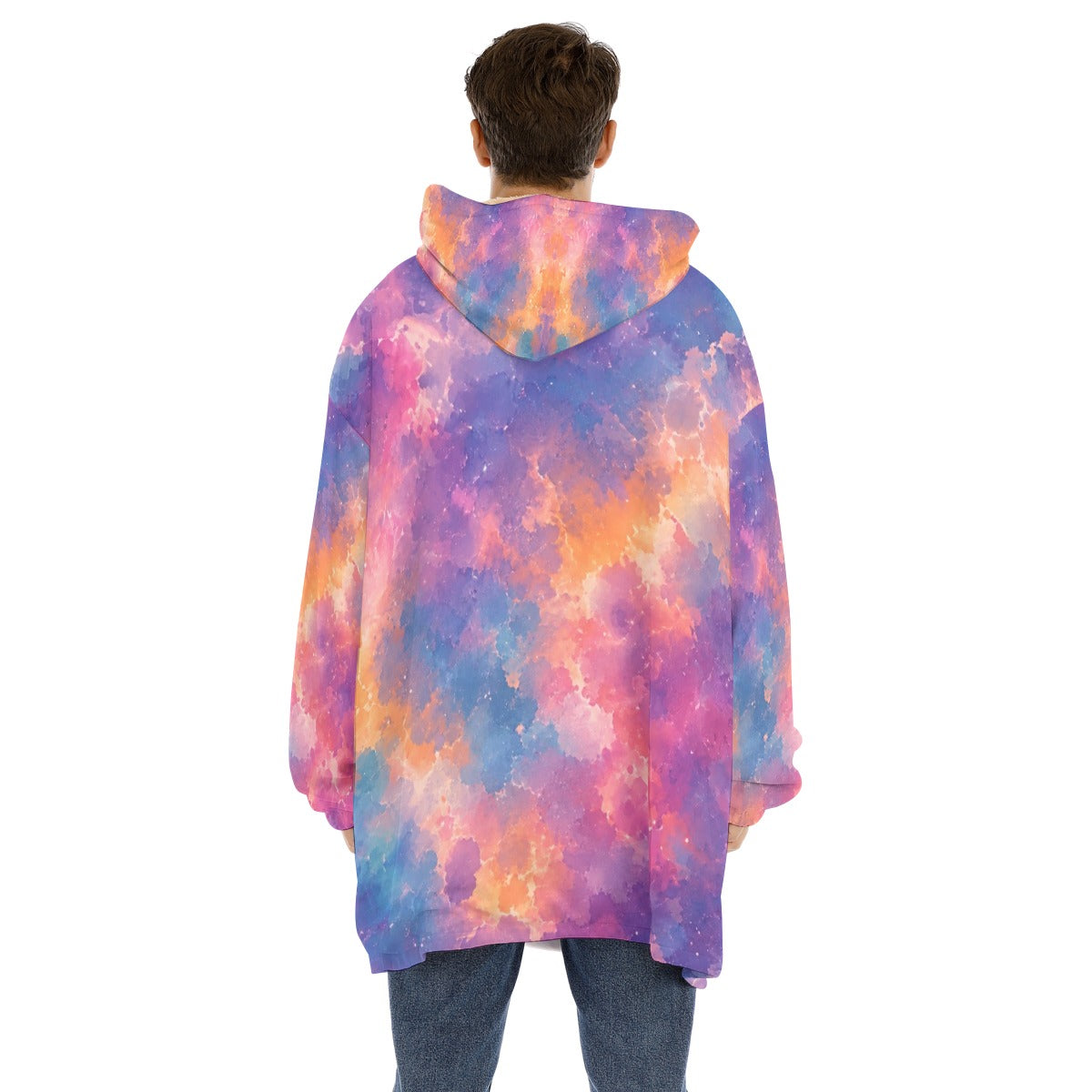 Unisex Sherpa Fleece Hoodie Blanket by O’Nimbus – view 4