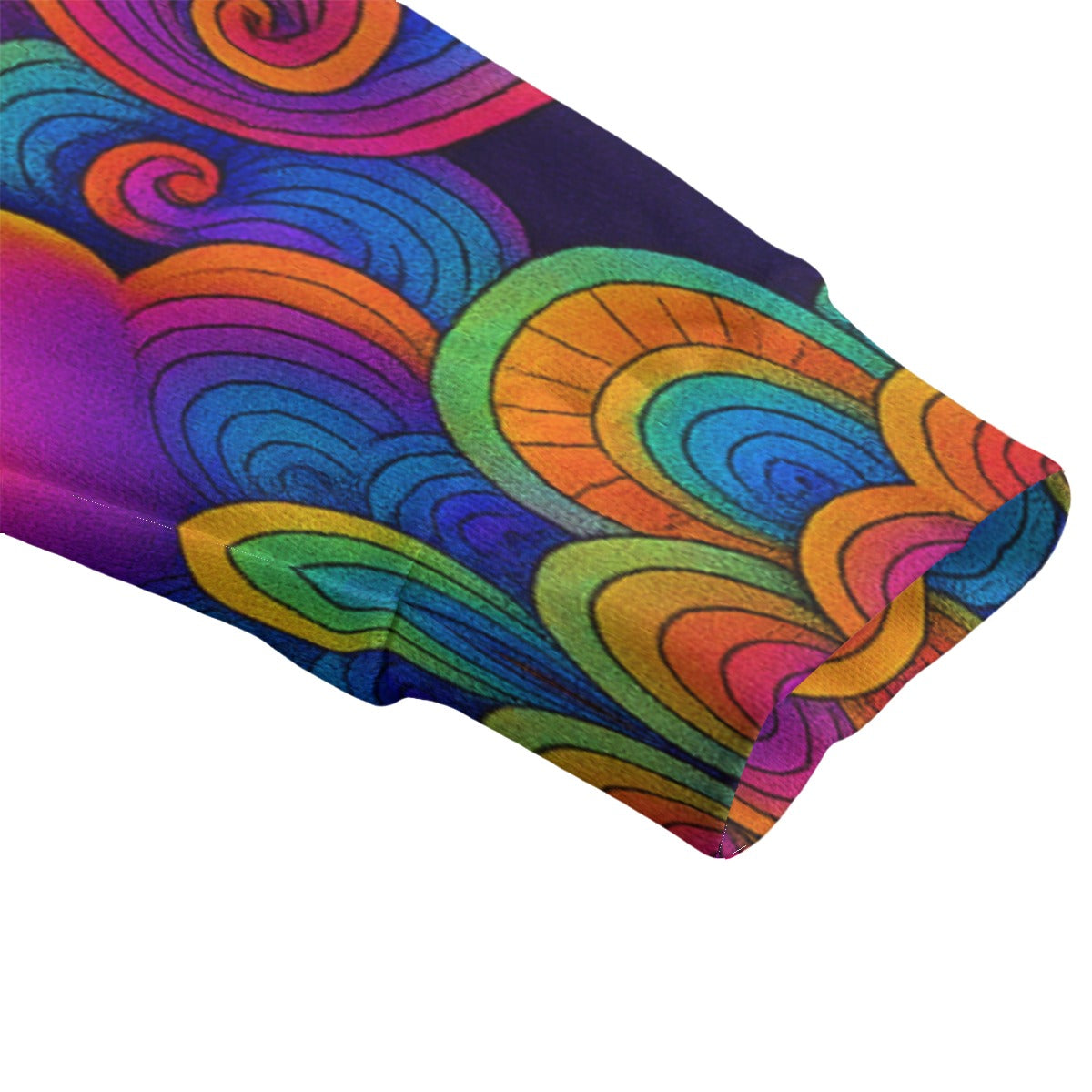 Unisex V-neck Knitted Fleece Cardigan With Button Closure