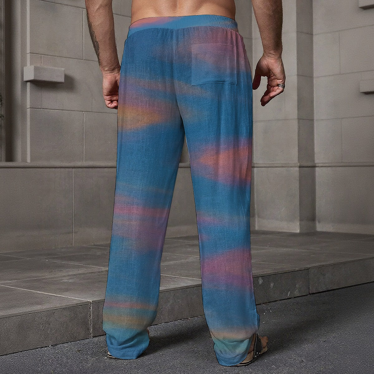 Men's Loose Casual Pants With Pocket