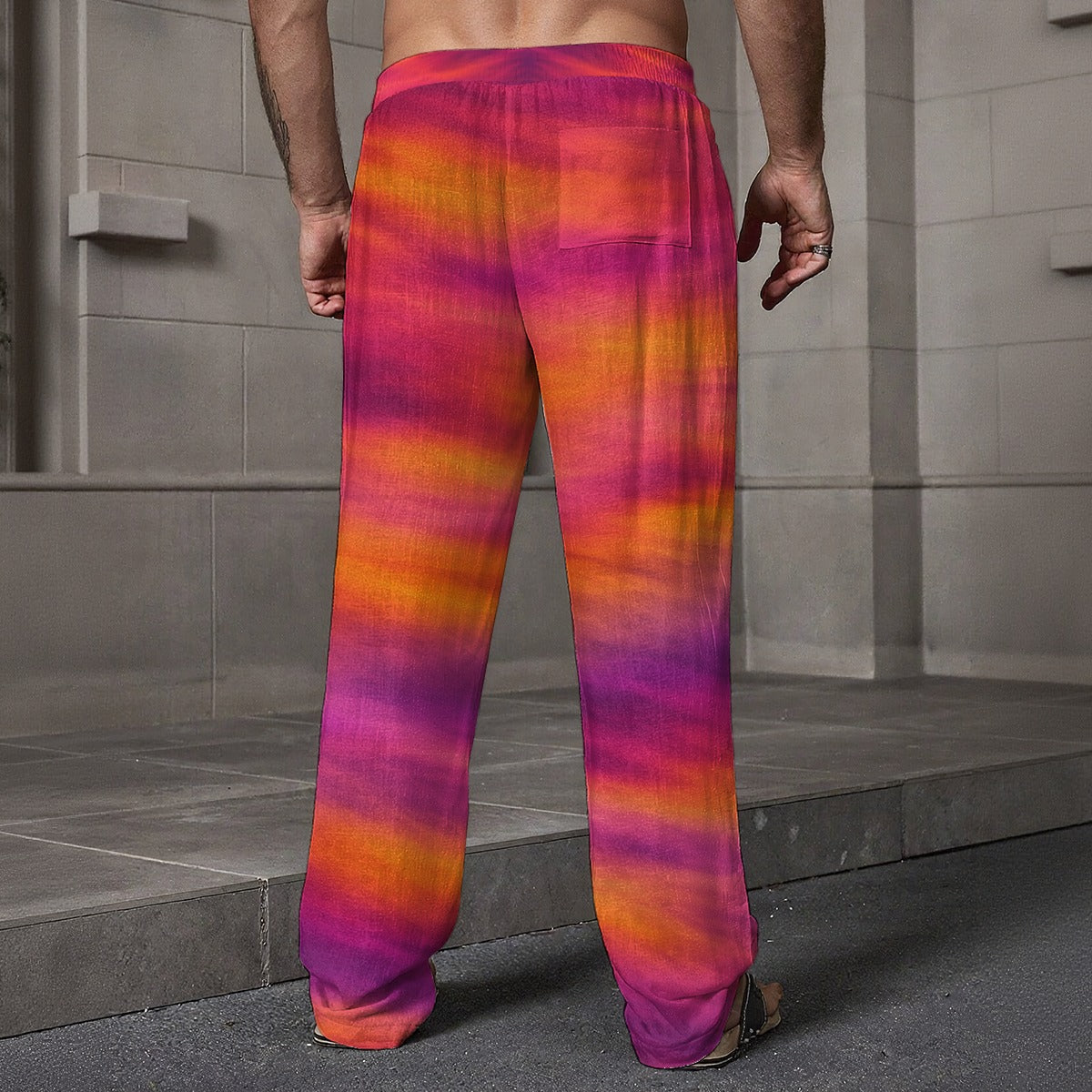 Men's Loose Casual Pants With Pocket