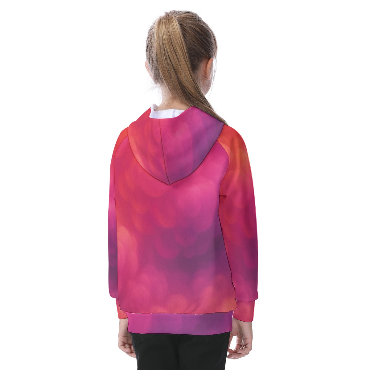 Unisex Kid's Raglan Pullover Hoodie