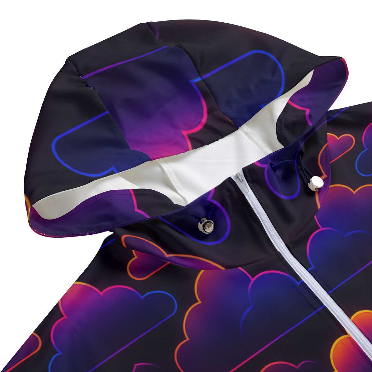 Unisex Pullover Jacket With Zipper Closure