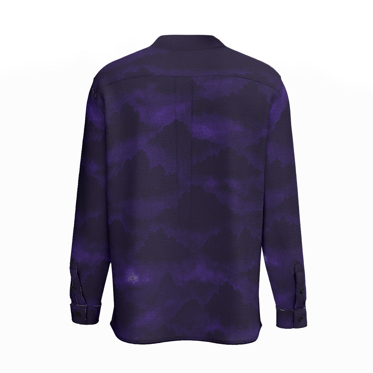 Unisex New Men'S Business Long-Sleeved Imitation Linen Shirt