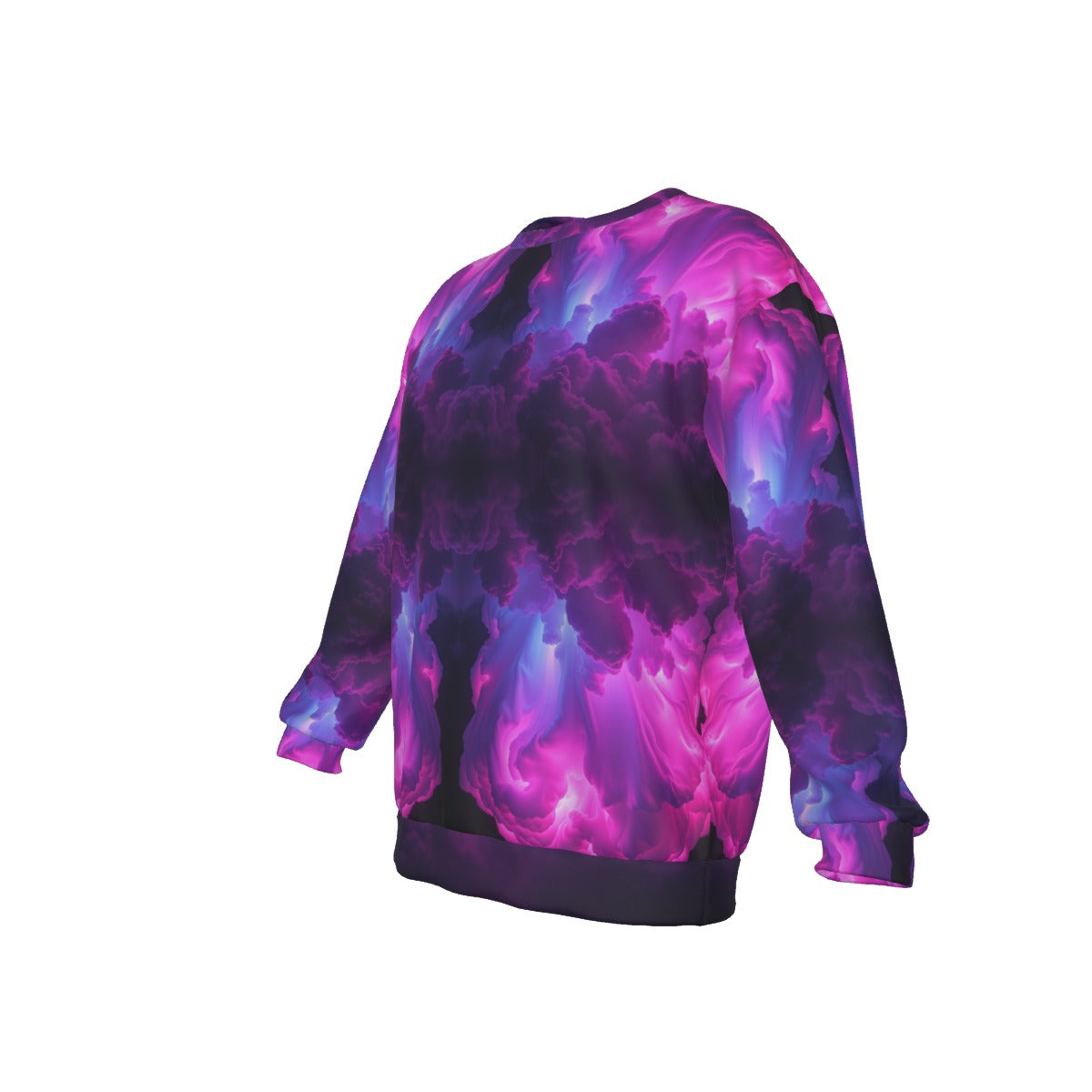 Men's Drop Shoulder Round Neck Long-Sleeved Sweatshirt