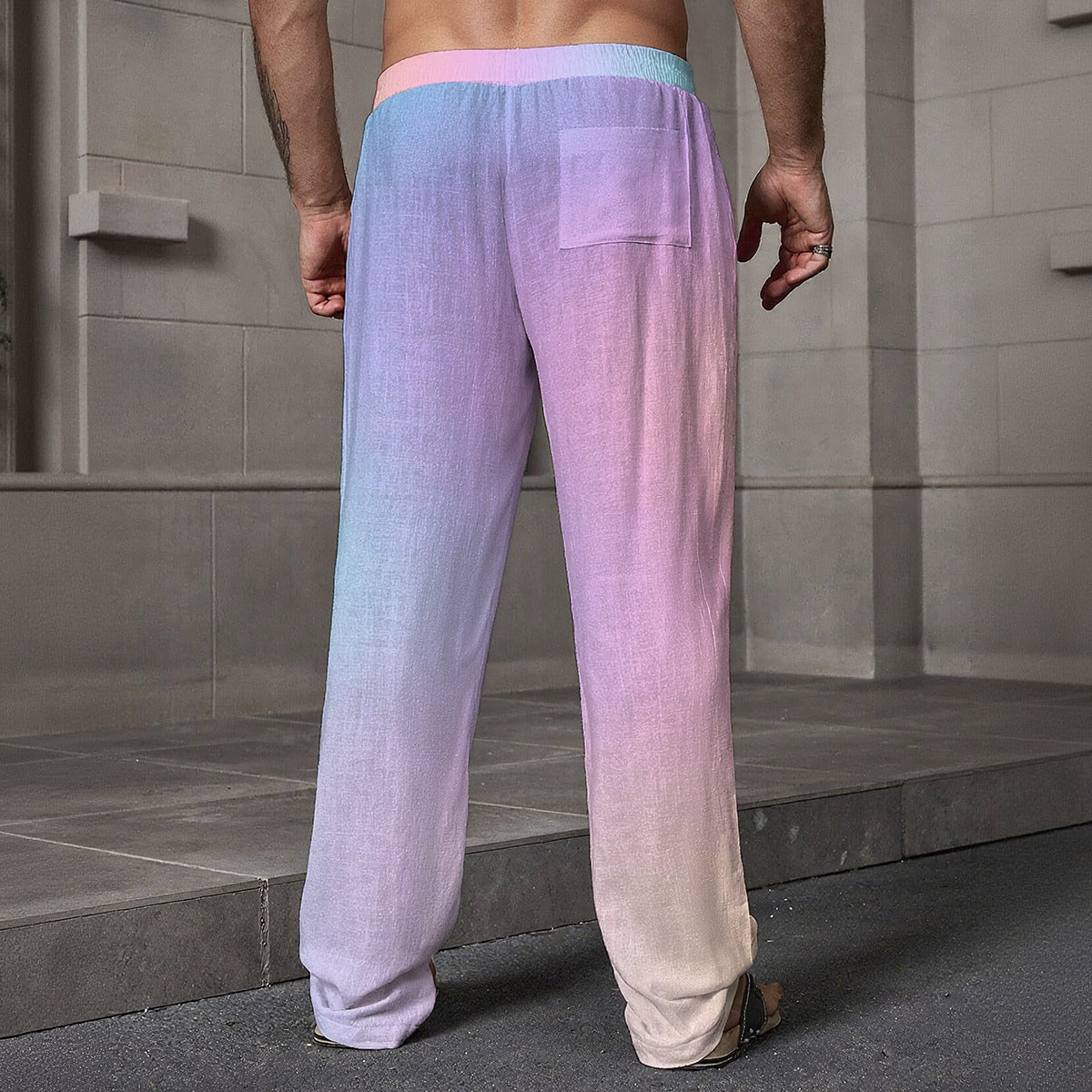 Men's Loose Casual Pants With Pocket