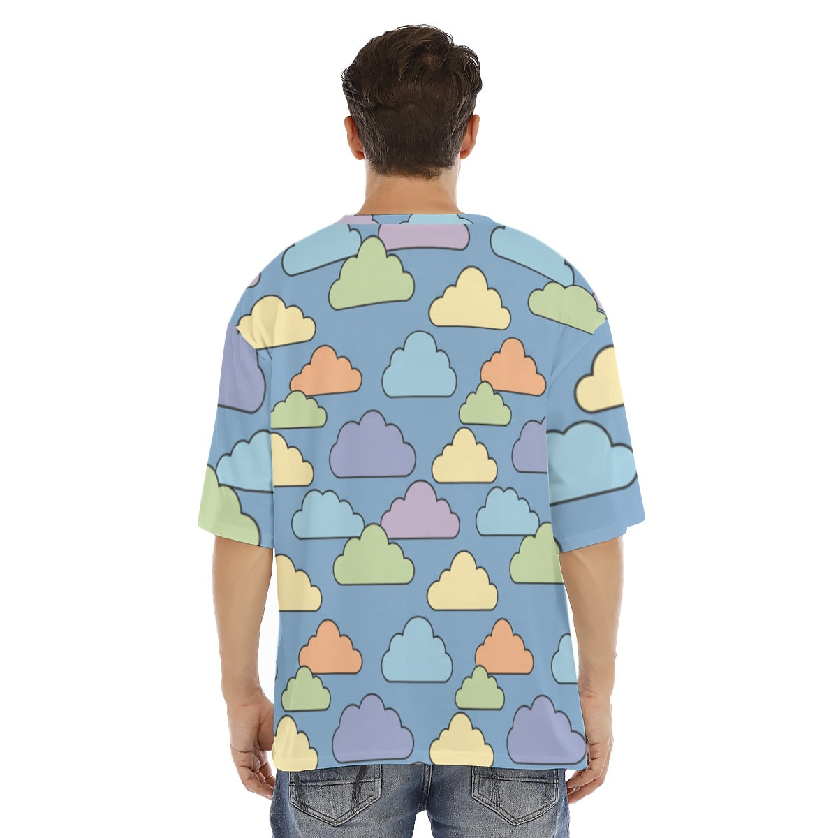 Men's Drop Shoulder T-shirt With Short Sleeve