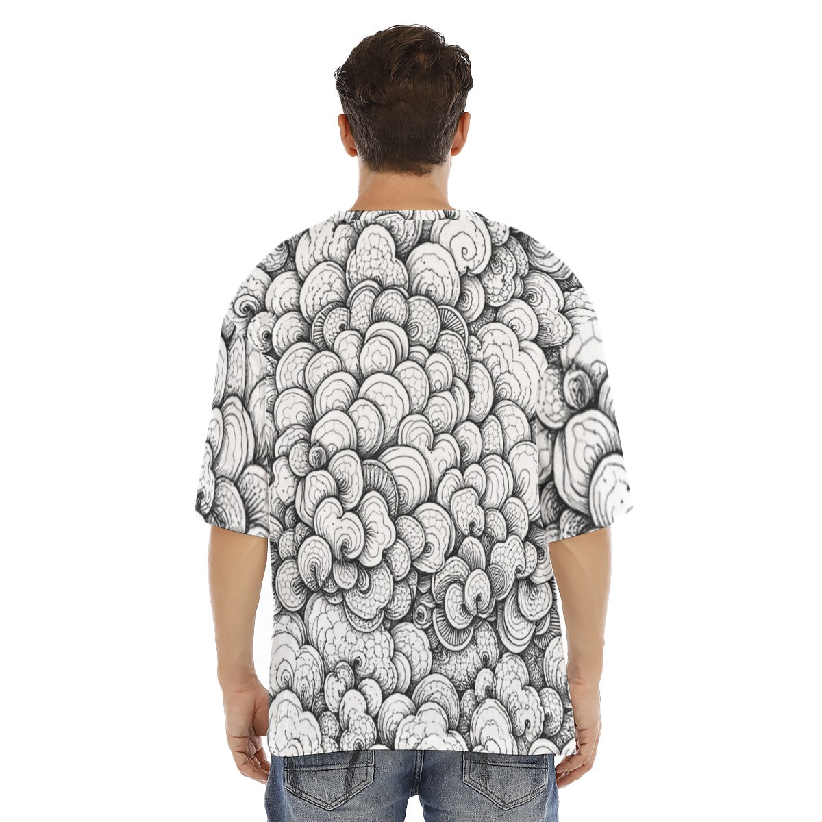 Men's Drop Shoulder T-shirt With Short Sleeve