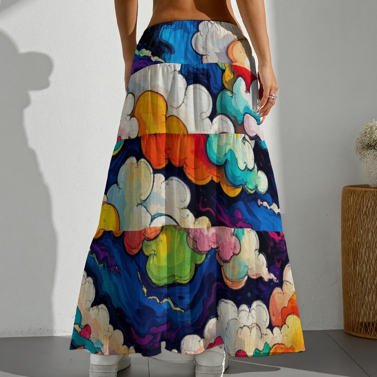 Women's Pleated Long Skirt