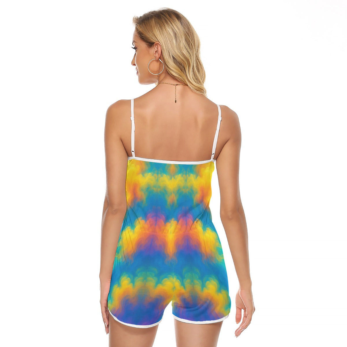 Women's V-neck Cami Romper