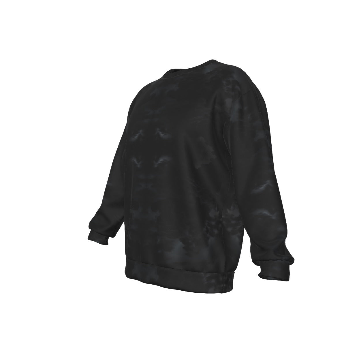 Men's Drop Shoulder Round Neck Long-Sleeved Sweatshirt