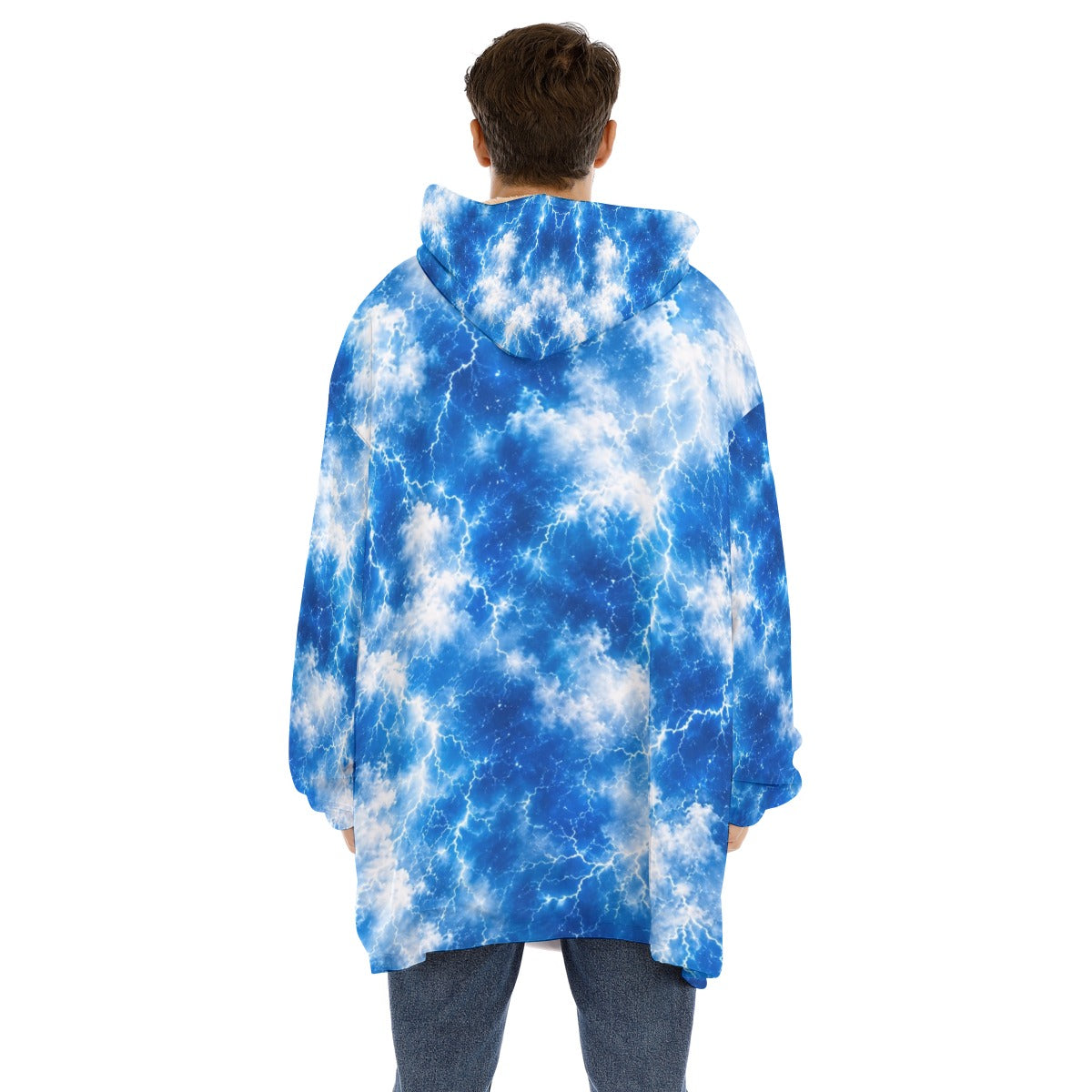 Unisex Sherpa Fleece Hoodie Blanket by O’Nimbus – view 4