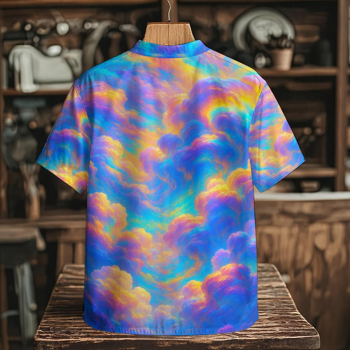 Men's Henley Shirt With Chest Pocket