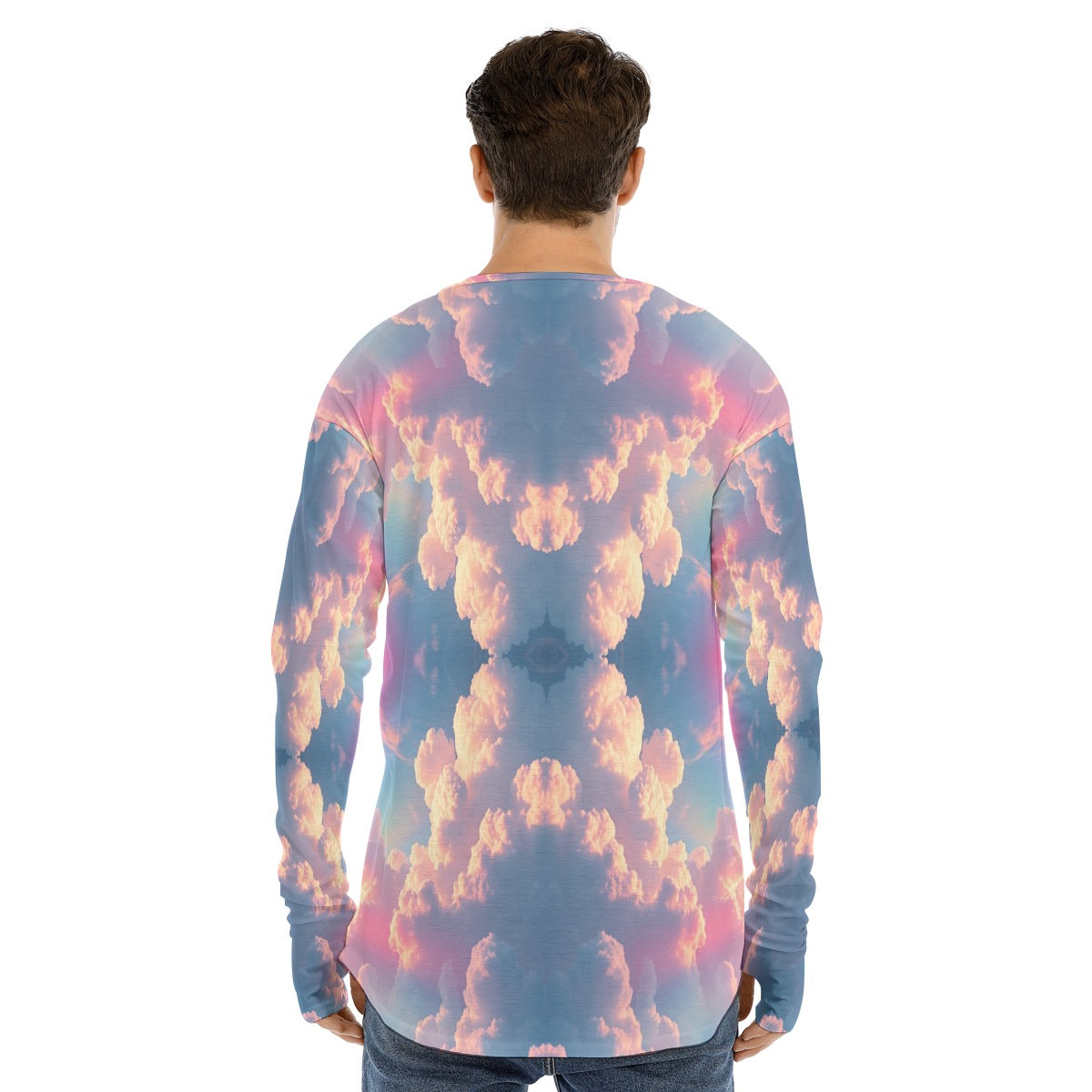 Men's Fingerless Long Sleeve T-shirt