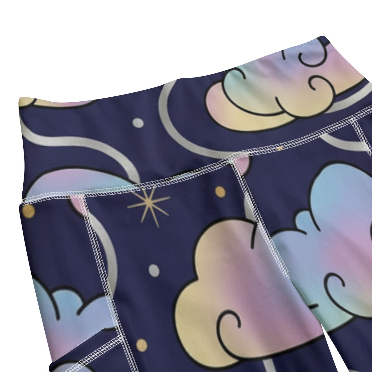Functional Women's Yoga Leggings With Side Pockets|210GSM