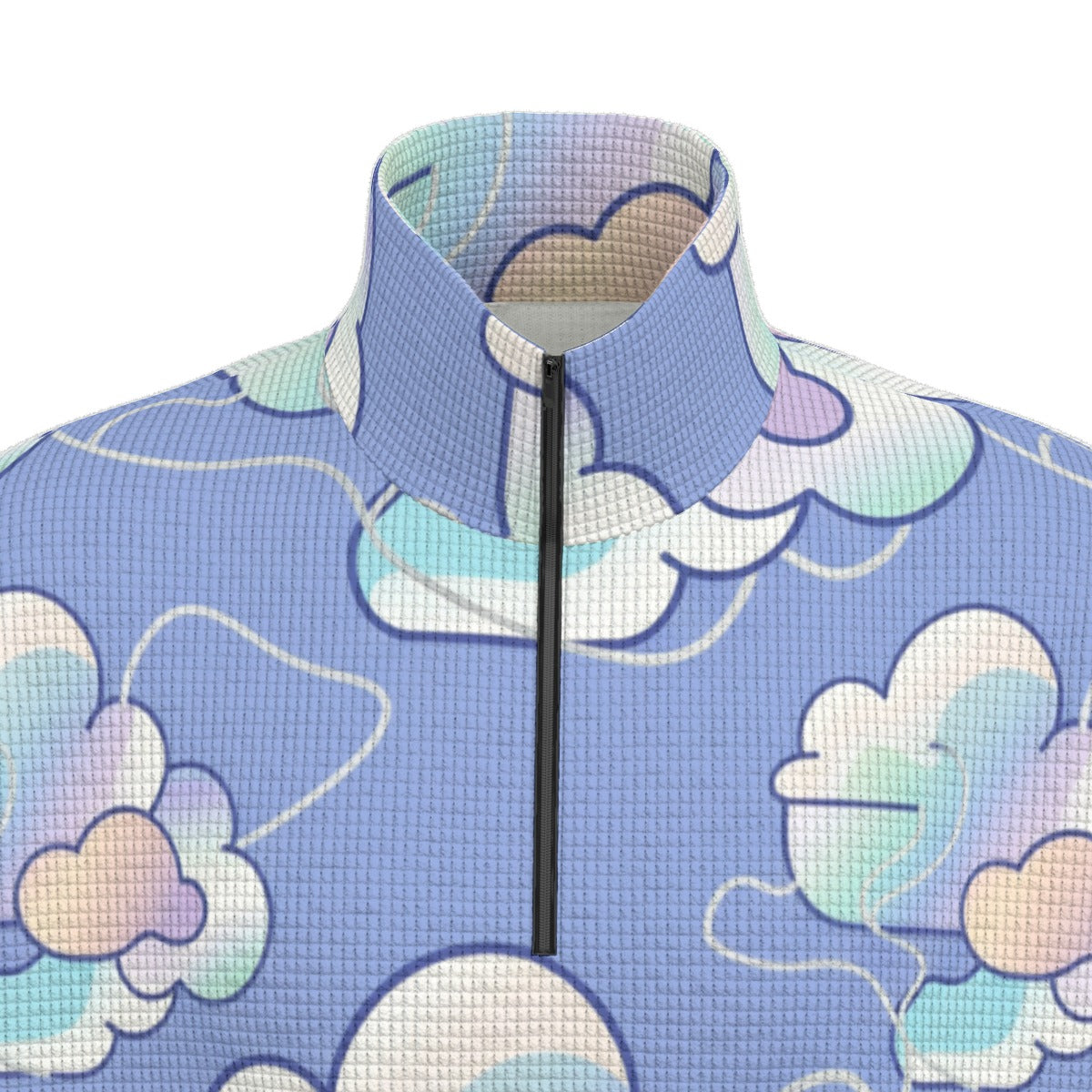Unisex Turtleneck Zippered Sweatshirt