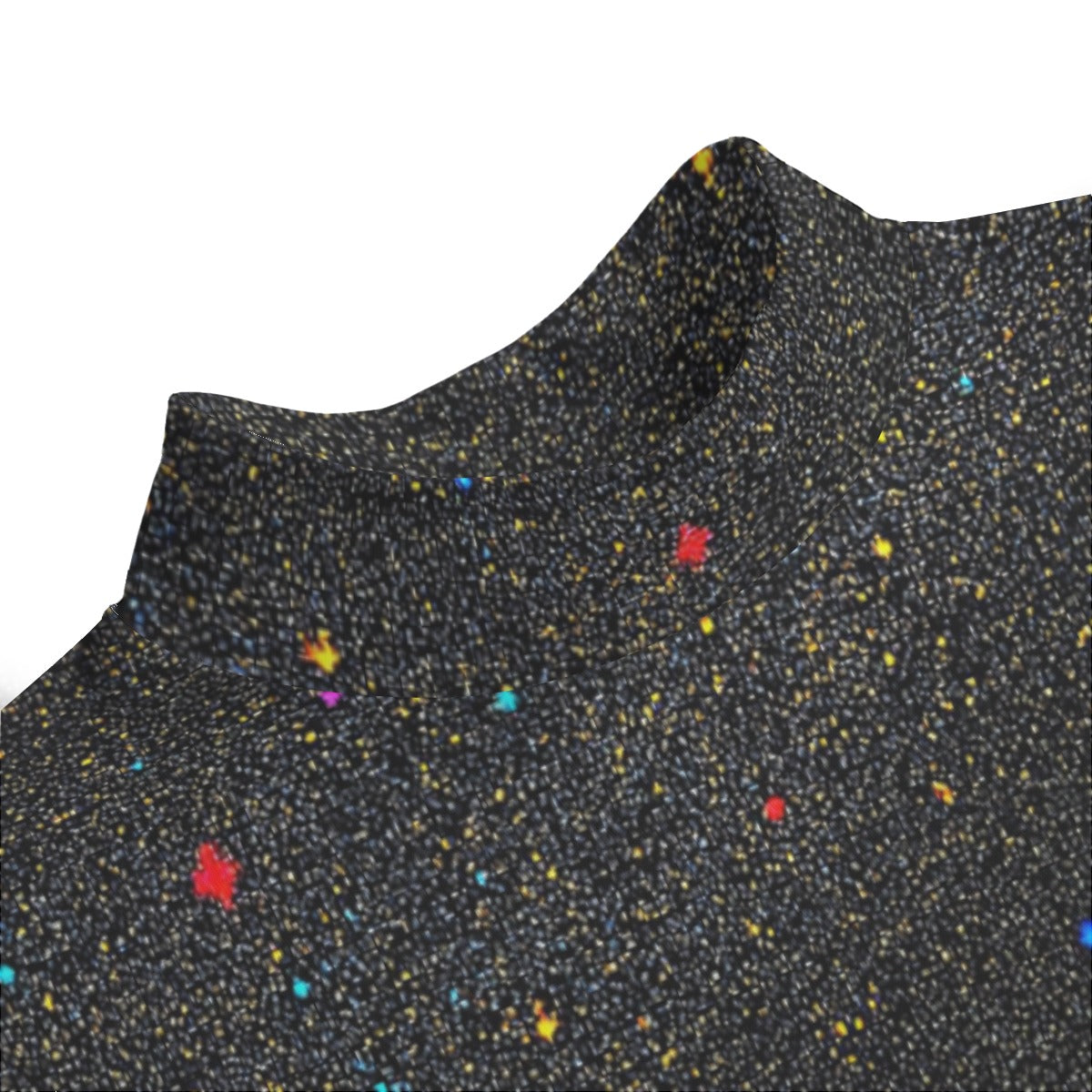 Unisex Mid-high Collar Drop Shoulder Sweatshirt