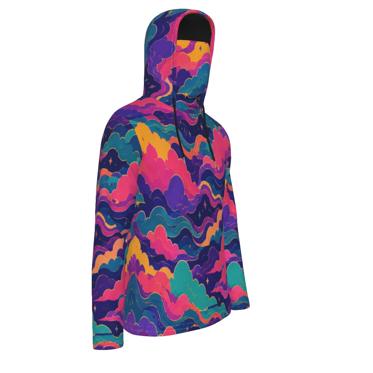 Men's Pullover Hoodie With Mask - view 4
