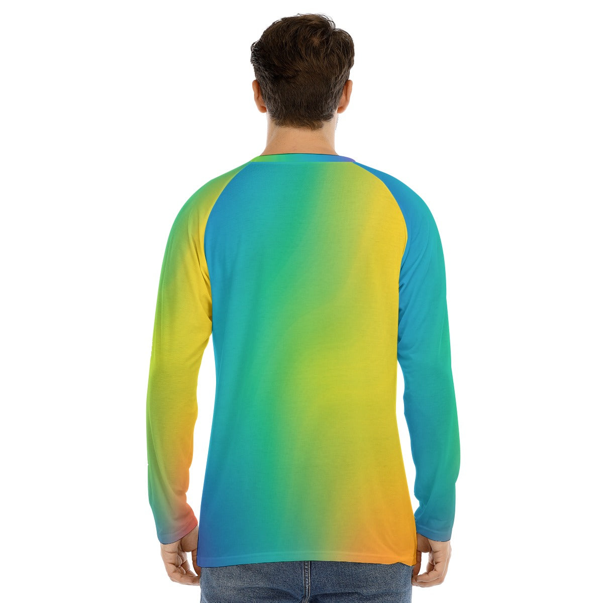 Men's Long Sleeve T-shirt With Raglan Sleeve