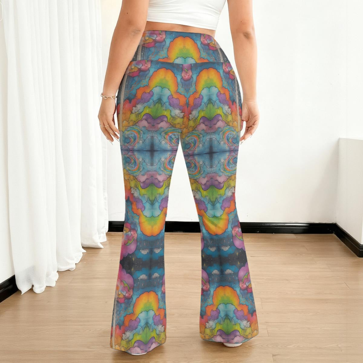 All-over print Women's Flare Yoga Pants