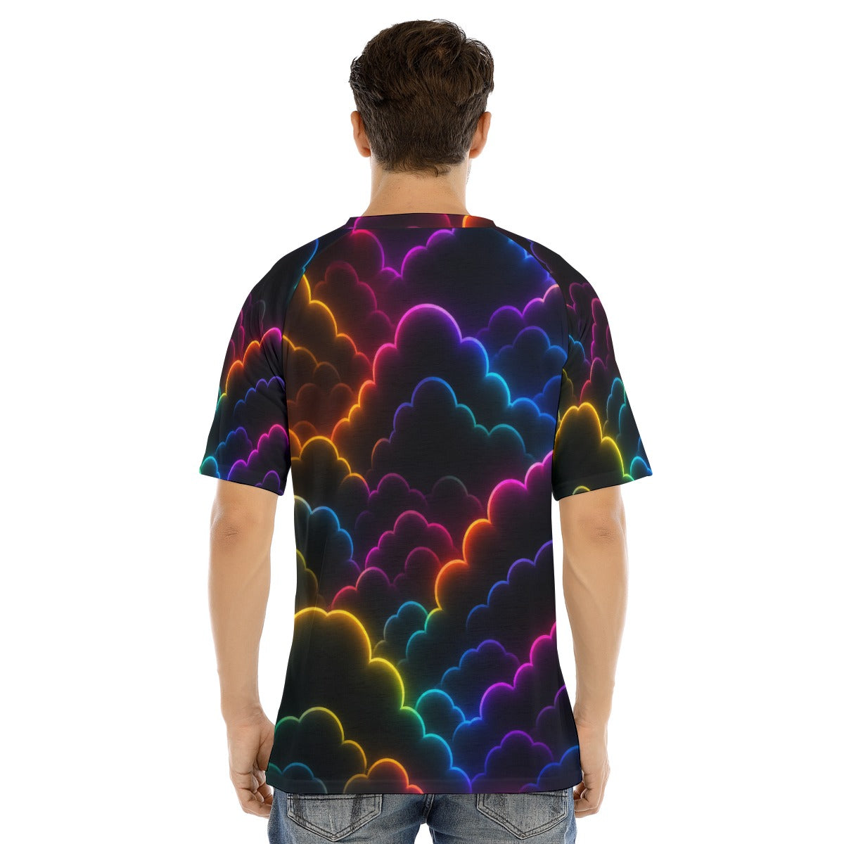 Men's Raglan Sleeve T-shirt With Button Closure