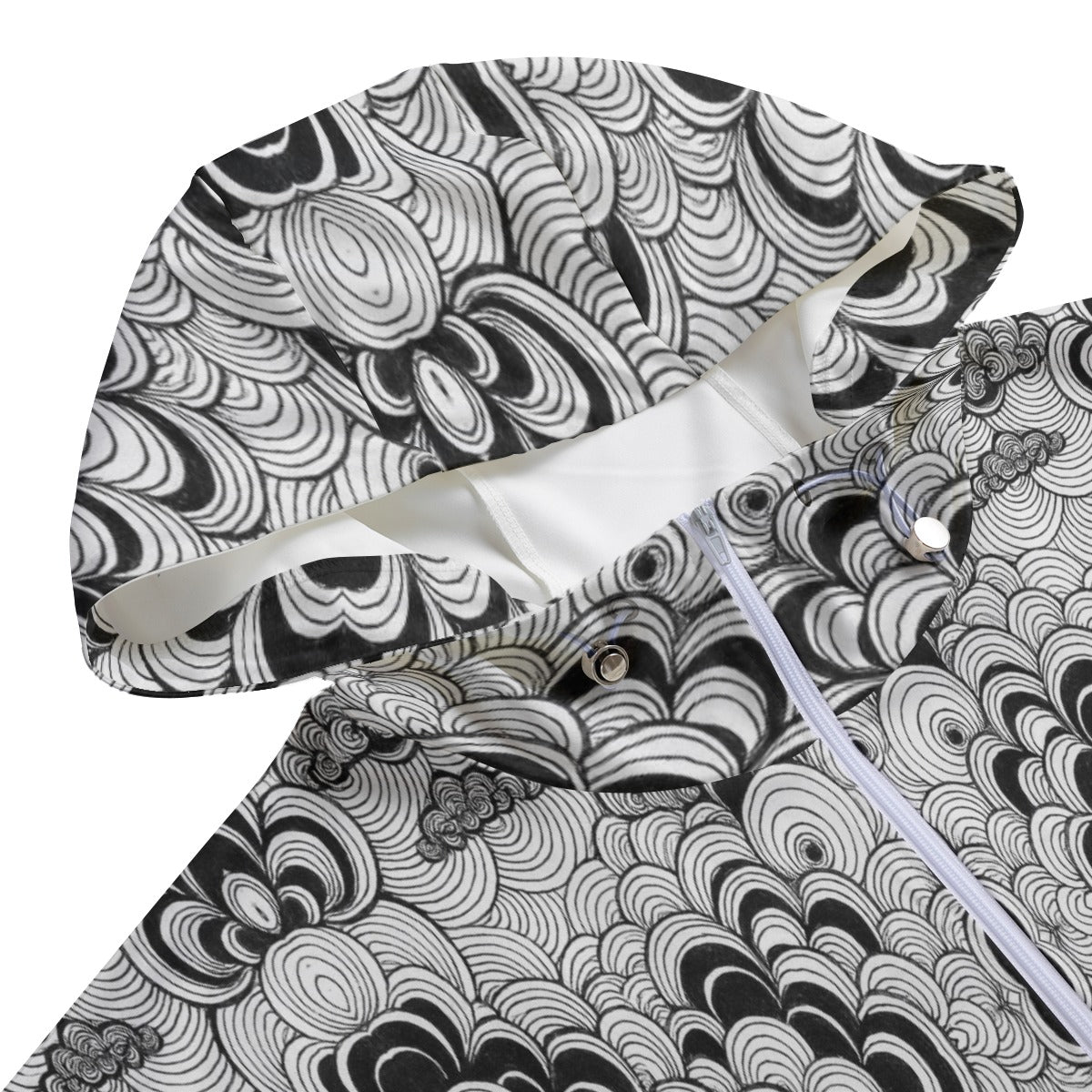 Unisex Pullover Jacket With Zipper Closure