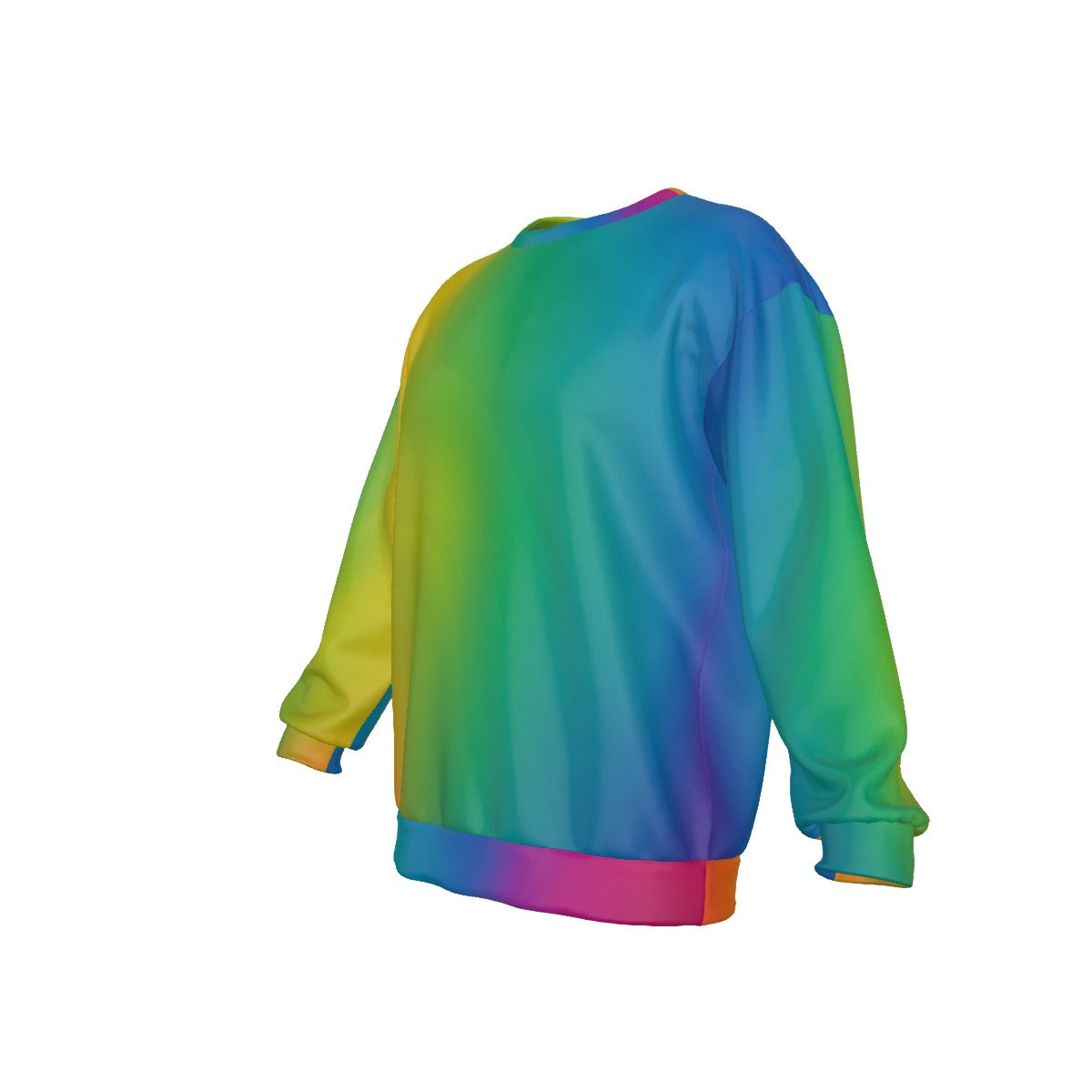 Men's Drop Shoulder Round Neck Long-Sleeved Sweatshirt