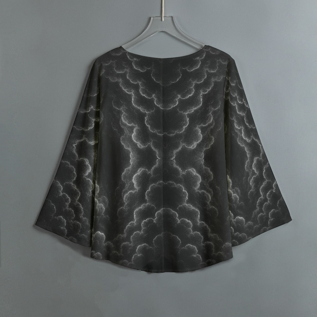 Women's V-neck T-shirt With Irregular Hem